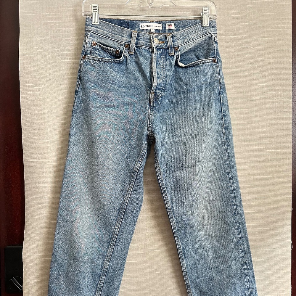 RE/DONE ORIGINALS Straight Leg Jeans Size 24